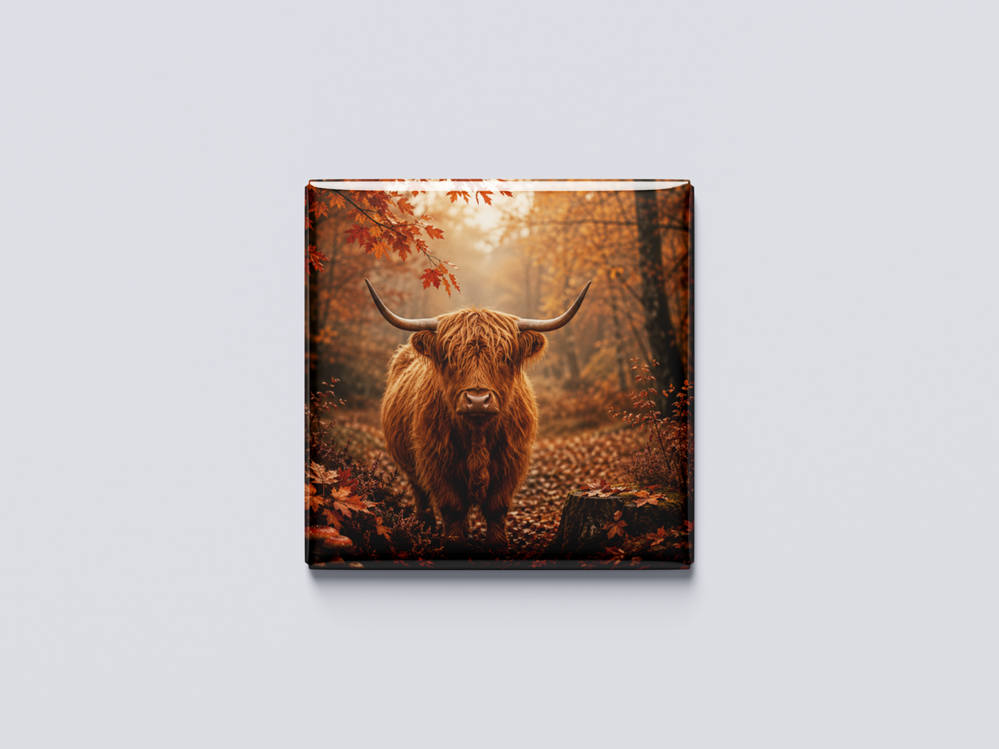 Schotse hooglander herfst