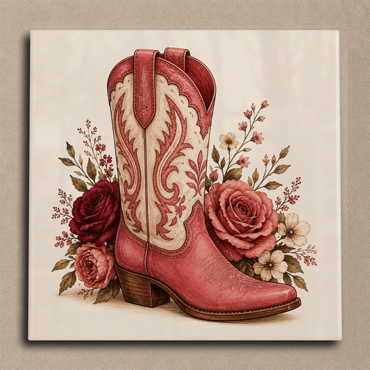 Cowgirl laars tegel