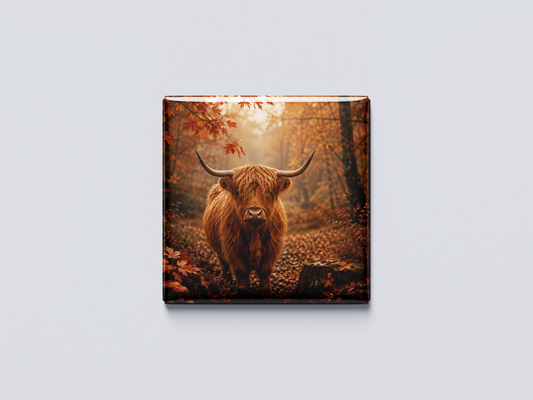 Schotse hooglander herfst