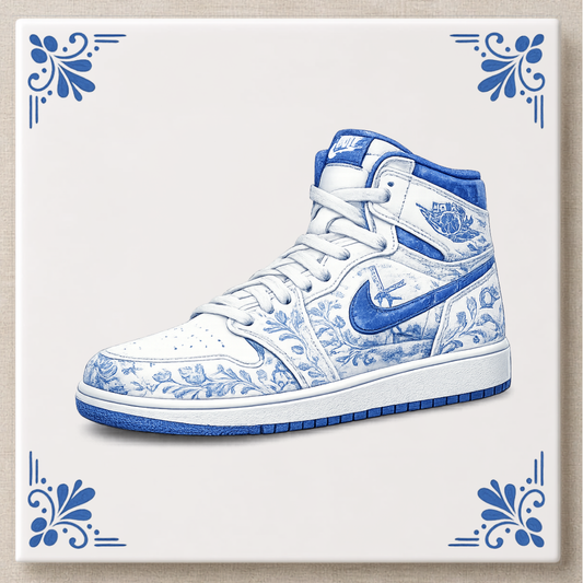 Delfts blauwe tegel Nike