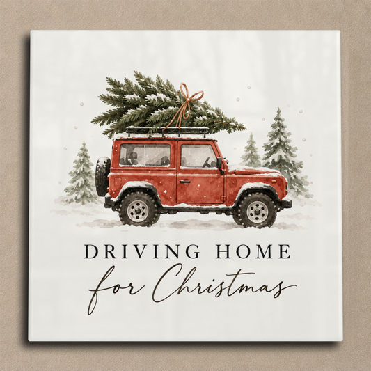 Driving home for Christmas tegel