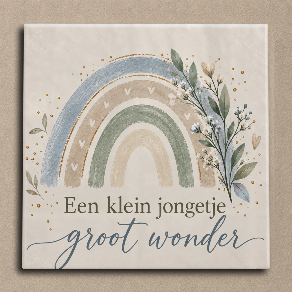 Een klein jongetje, groot wonder tegel