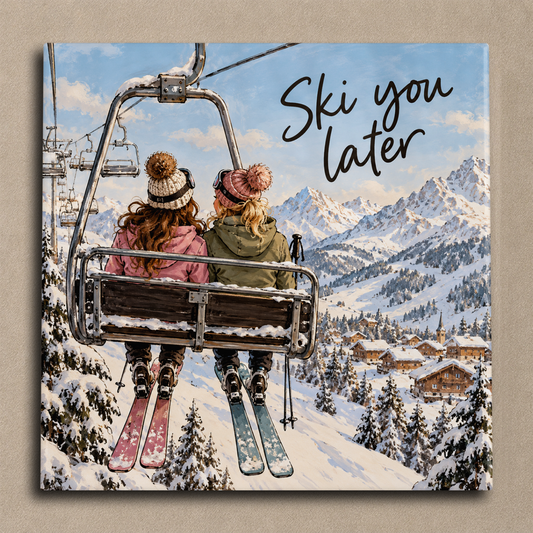 Ski you later tegel