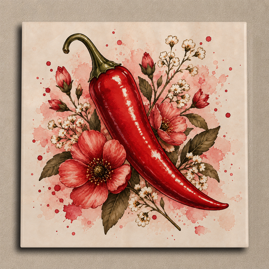 Spaanse peper tegel
