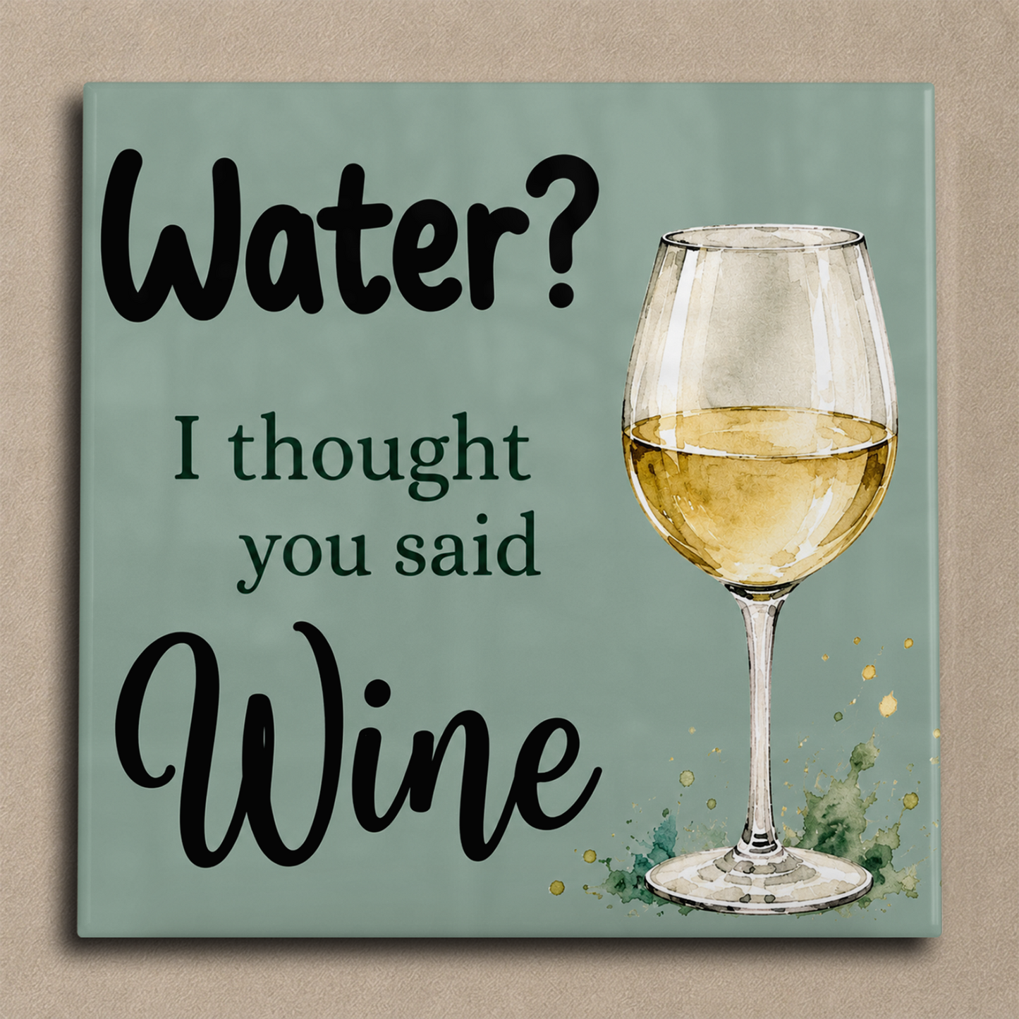 Water wijn