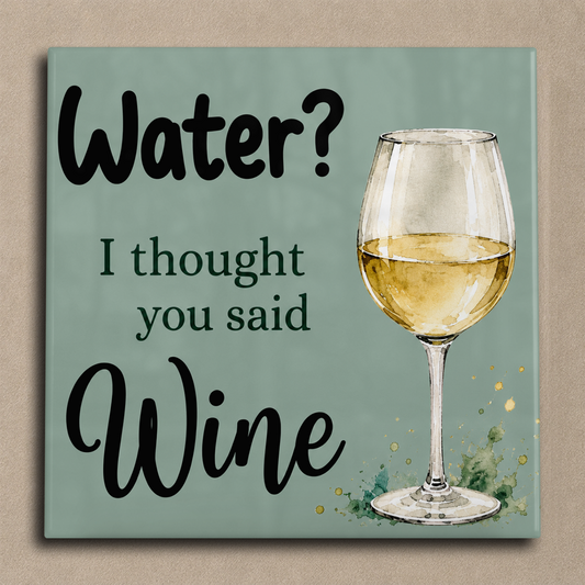 Water wijn